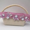 pink & daisies bag